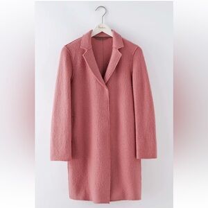 Boden Women's Long Pink Wool Blazer